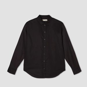 Everlane Silky Cotton Relaxed Button Down Shirt - size 2